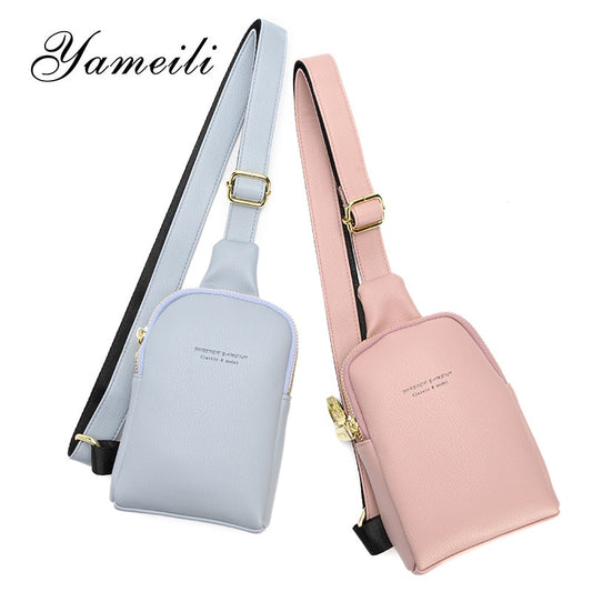 Soft Leather Women&#39;s Bag Wallets Touch Screen Cell Phone Purse Bags of Women Strap Handbag Female Crossbody Shoulder Bag